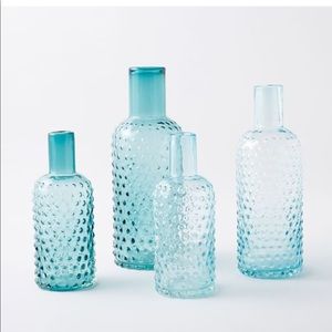 West Elm Hobnail Bottles